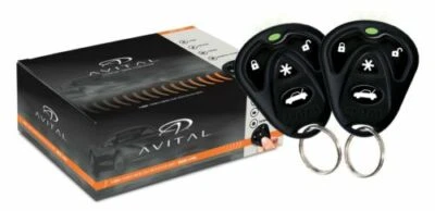 Avital 4105L Remote Start Keyless Entry 1500 Ft Two 4-Button Remotes D2D NEW - Image 1 of 4