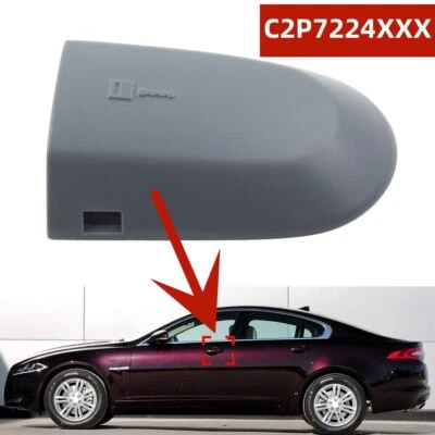 For JAGUAR 09-15 XF 06-14 XK Door Handle Bezel C2P7224XXX Driver Left Side Gray - Image 1 of 4