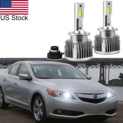 2x D2S D2C LED White Headlight Lamp Replace HID Bulbs For Acura TSX ILX Etc - Image 1 of 4
