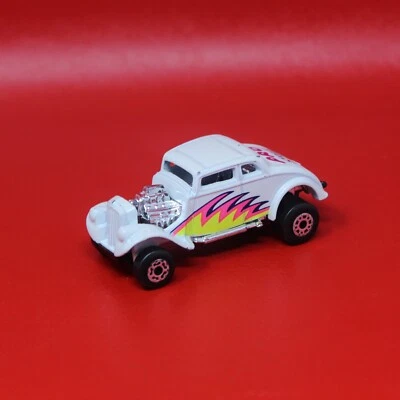1993 Matchbox #69 33 Willys Street Rod White 1:64 Loose - Image 1 of 4