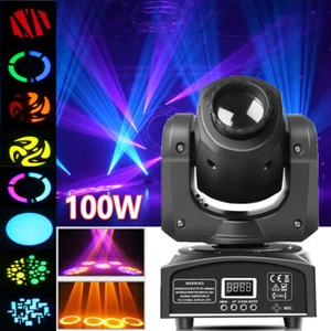 120W LED Moving Head Light 8 Gobo Effect Beam Strobe DMX DJ Party Stage Lighting - Picture 1 of 14