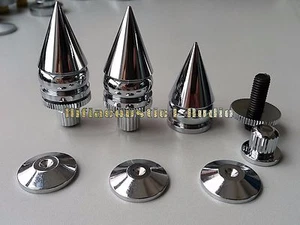 3Set Brass 8mm Speaker Spike Isolation Cone Stand Feet hifi housing M8 screw - Picture 1 of 6