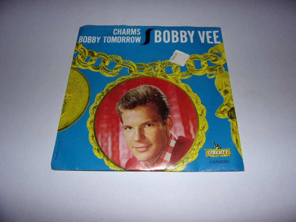 Bobby Vee: Charms / Bobby Tomorrow / 45 Rpm With Pic Sleeve 1963 VG+ - Imagem 1 de 4