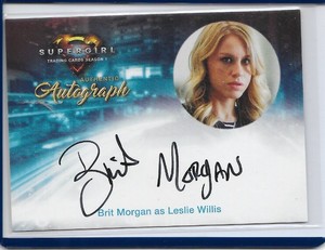 2018 Cryptozoic Supergirl Season 1 - Autograph BM1 Brit Morgan as Leslie Willis