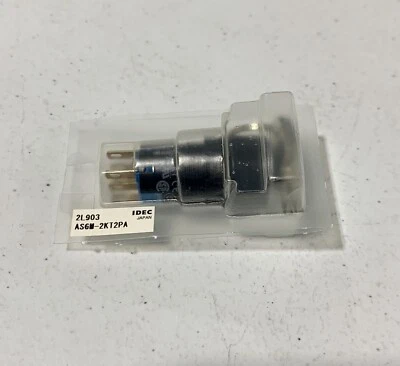 IDEC CORPORATION AS6M-2KT2PA Key Switch Round 2position, DPDT, IP65 *NEW*