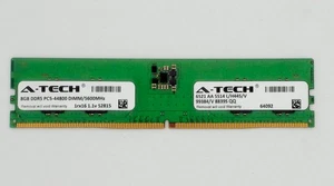 A-Tech 8GB DDR5 5600 MHz Desktop UDIMM PC5-44800 288-Pin RAM 1x8GB - Picture 1 of 4