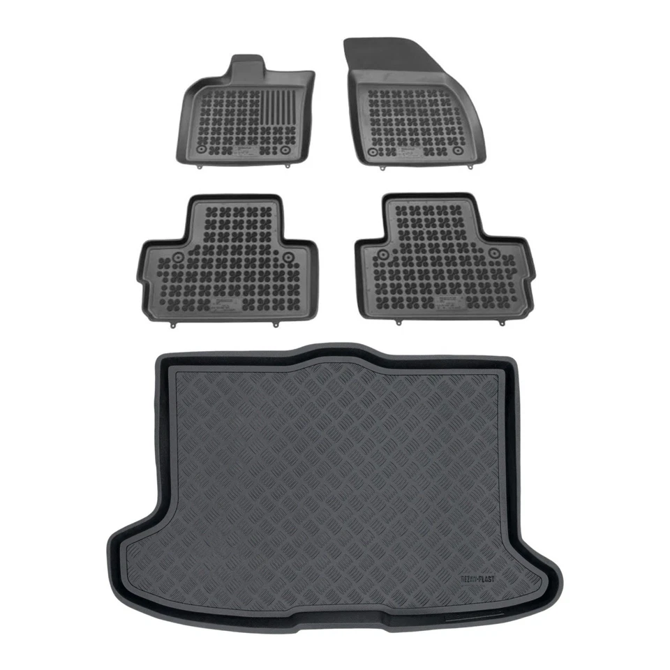 Rezaw-Plast Floor Mats & PE Cargo Liner for Volvo C30 2007-2013 Odor No Trim Blk Foto 1 de 3