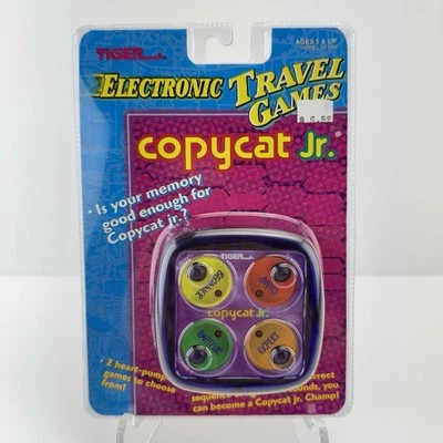Vintage 1996 Tiger Copycat Jr Electronic Travel Game NEW SEALED - Image 1 of 3