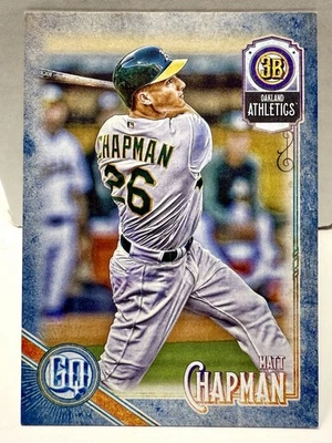 2018 Topps Gypsy Queen - Matt Chapman #128 Indigo /250 - Image 1 of 2