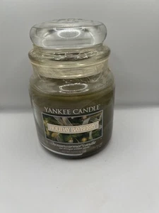 Yankee Scented Housewarmer Green Candle Medium Jar 14.5oz 411g Holiday Bayberry - Picture 1 of 4