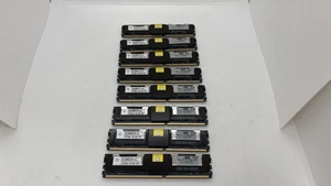 Lot of 8 (32GB) PC2-5300F 4GB DDR2-667Mhz ECC Server Memory HP/Nanya - Picture 1 of 3