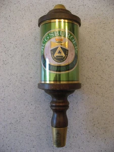 Vintage Joseph Huber Brewing Co. Augsburger Holz Bier Zapfhahn Griff ca. 7"T - Bild 1 von 5