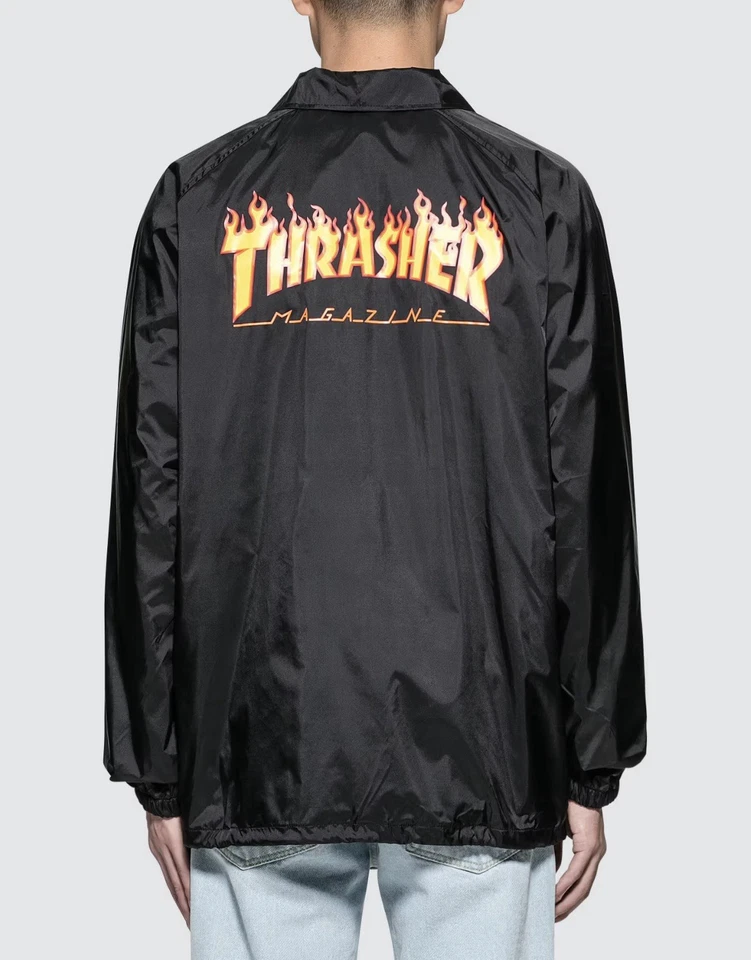 Chaqueta cortavientos RARA THRASHER Flame Coach (¡versión Japón!) talla S de colección Foto 1 de 4