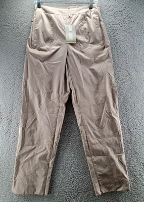 Pantalones de golf Nike Clima-FIT de colección para mujer medianos beige forrados Y2K años 90 etiqueta plateada nuevos con etiquetas Foto 1 de 4