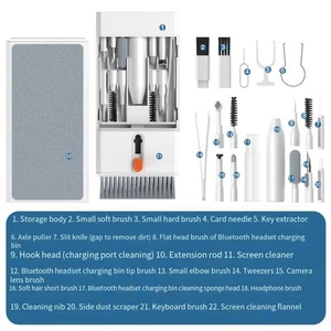 22 in 1 For Electronics Cleaning Kit with Stylish Design for Modern Use - Afbeelding 1 van 5