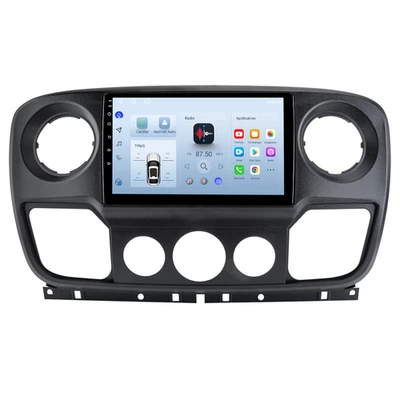 Für Opel Movano 2010-2021 Android Radio 4+64GB Carplay Bluetooth WIFI DAB+ - Bild 1 von 4