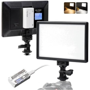 On-Camera 15W LED Light with Adjustable Brightness & Soft Diffuser - 3300K-5600K - Picture 1 of 11