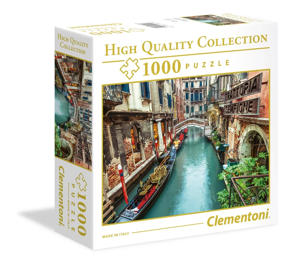 PUZZLE 1000 PEZZI CANALE DI VENEZIA CLEMENTONI - Immagine 1 di 1