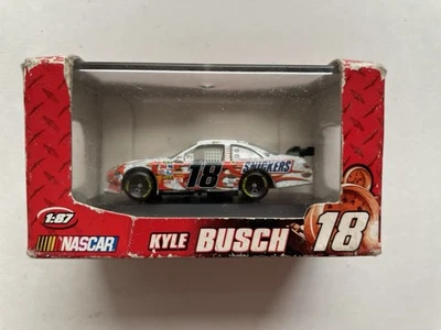 Lot 4× 1:87 NASCAR Diecast Cars Kyle Busch #18 + Dale Jr #88 + Waltrip #55 HO - Image 1 of 4