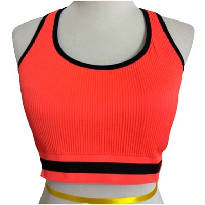 Sutiã esportivo texturizado New Balance tamanho XXL almofadas removíveis forma encaixe atlético - Imagem 1 de 4