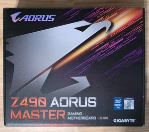 Placa madre GIGABYTE Z490 AORUS MASTER LGA 1200 Intel ATX 2,5 GbE LAN - Imagen 1 de 6