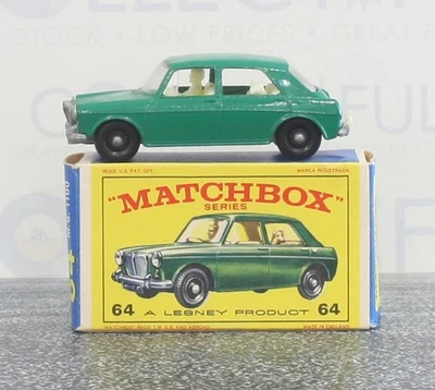 MATCHBOX LESNEY #64- M.G. 1100 - GREEN WITH DOG - MIB🔥 - Image 1 of 4