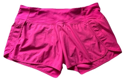 Pantalones cortos Lululemon para mujer talla 8 rosa tiempos de ejecución Foto 1 de 4