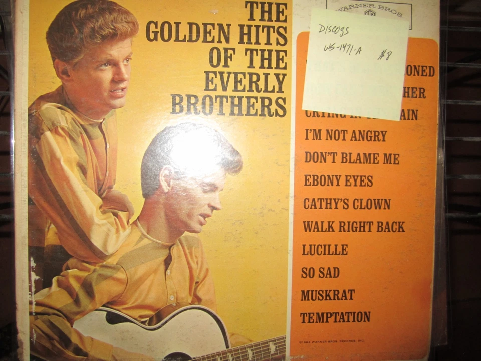 THE EVERLY BROTHERS The Golden Hits 1962 Vinyl LP Warner Bros W 1471 - VG - Image 1 of 1