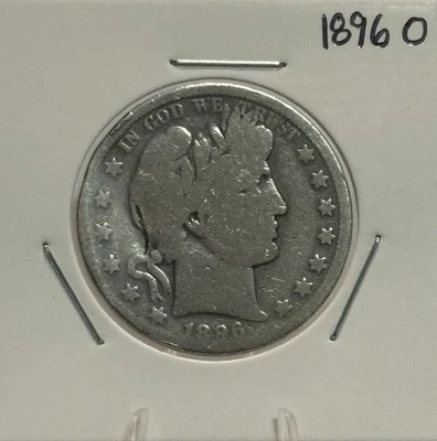 1896-O Barber Half Dollar, 90% Silver, 924k Mintage, Semi Key Date, Nice! 🔥🔥 - Image 1 of 2