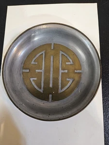 Brass And Pewter Dish Made In Hong Kong - Picture 1 of 4