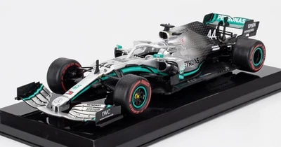 MODELLINO AUTO STATICO CENTAURIA MERCEDES GP F1 W10 2019 HAMILTON SCALA 1/24 - Immagine 1 di 3