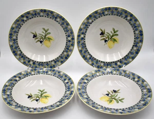 Carmina Royal Doulton Pasta, Salat, Suppenschüssel Harlekin Zitrone 11 1/8" Neuwertig 4 Stück - Bild 1 von 16
