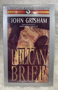 John Grisham The Pelican Brief by Bantam Doubleday Audio Book Cassettes SEALED - Picture 1 of 6