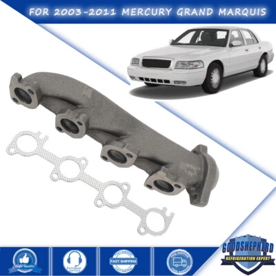 Colector de escape con junta lado derecho para Mercury Grand Marquis 4,6 L 2003-2011 Foto 1 de 4