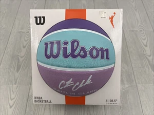 Caitlin Clark Wilson Basketball Size 6 purple Hy-Vee Exclusive WNBA DRV Iowa - Picture 1 of 7