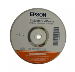 EPSON projector software CD ROM for Windows and macOS Version 2.12 - Picture 1 of 3