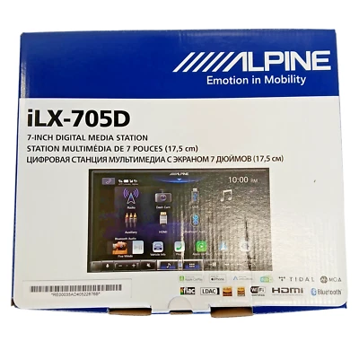 Alpine iLX-705D + Installation Kit 2 DIN For Fiat 500 Abarth New - Bild 1 von 4