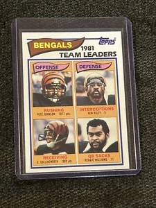 Cincinnati Bengals #36 Team Leaders 1981 - Picture 1 of 2