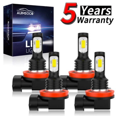 Combo 4x H11+H11 LED Lámparas LED Coche Bombillas Para Volvo XC70 2005-2006 Super Brillante Foto 1 de 4