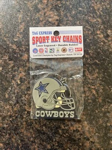 Dallas Cowboys Keyring Keychain Vintage NOS Tag Express - Picture 1 of 2