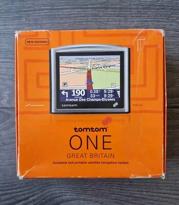 TOMTOM ONE NEW EDITION GREAT BRITAIN PORTABLE SATELLITE NAVIGATION SYSTEM  - Bild 1 von 4