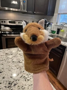 Living Nature Fox Hand puppet  Plush Soft Toy - Picture 1 of 6