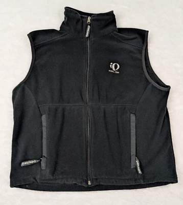 Chaleco Pearl Izumi para mujer talla mediana polar cremallera completa cuello falso negro ciclismo EE. UU. Foto 1 de 4
