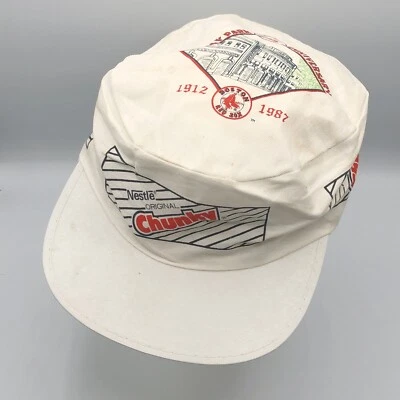 Boston Red Sox Fenway Park 75th Anniversary Nestles Chunky Painters Cap Hat - Image 1 of 4