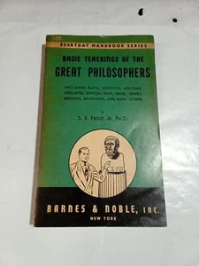 Rare Edition: Basic Teachings of Great Philosophers by S.E. Frost, Paperback - Picture 1 of 12
