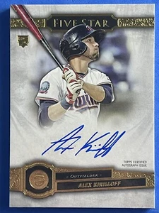 2021 Topps Five Star Auto Alex Kirilloff RC Rookie FSA-AKU Minnesota Twins - Picture 1 of 6