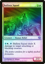 Ballista Squad FOIL 9th Edition HEAVILY PLD White Uncommon MAGIC CARD ABUGames
