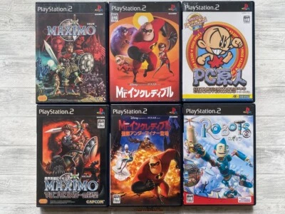 SONY PS2 Maximo & Mr .Incredible & PC Genjin & Robots set from Japan - Image 1 of 4