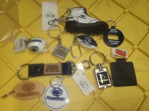 10pc lot Penn State Nittany Lions New Keychains Cleat,helmet,football,opener, - Picture 1 of 3