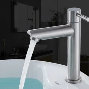 Wasserhahn Kaltwasser Armatur Kaltwasserhahn für Gäste WC Bad Handwaschbecken - Bild 1 von 11